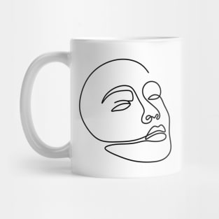 One line of my face Mug